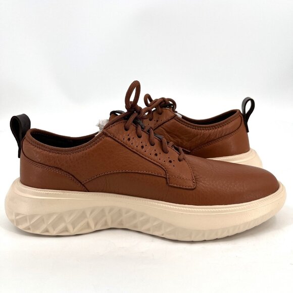 Cole Haan Zerogrand WFA Plaintoe Oxford British Tan Men\'s Size 9 Leather Lace Up main image 10